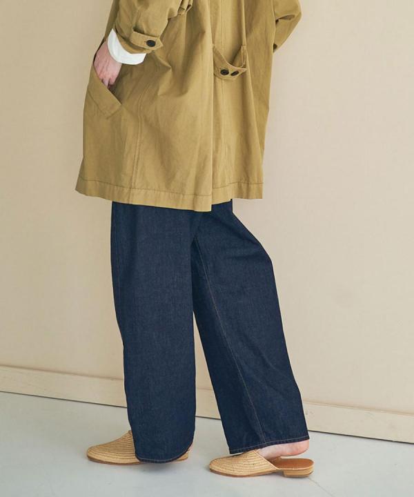 ピュアデニム　バギーパンツ
