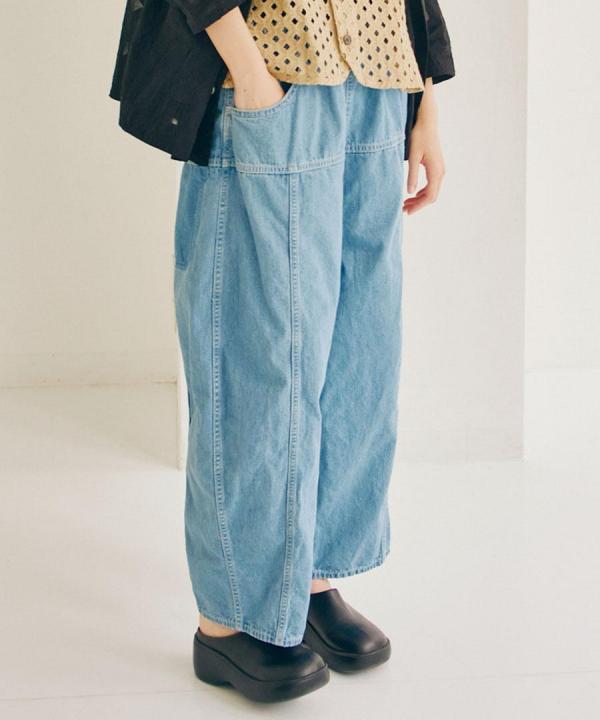ネップデニム　パンツ