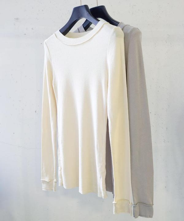 -Organic- ラフフライス クルーネック