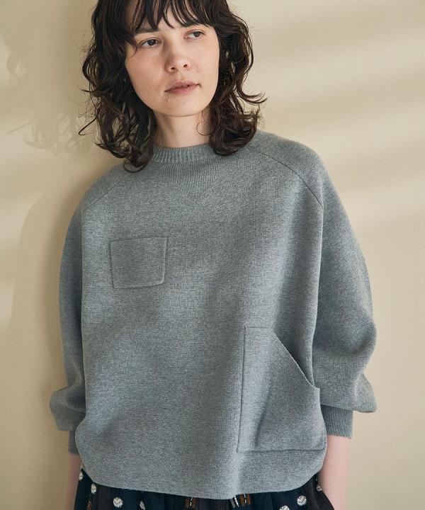 コットンミラノリブ プルオーバー