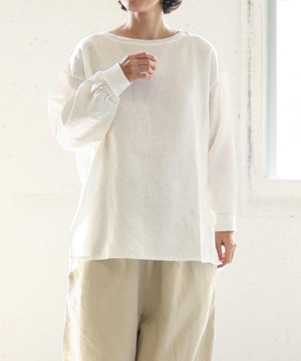 リユールリネン2　ロングプルオーバー