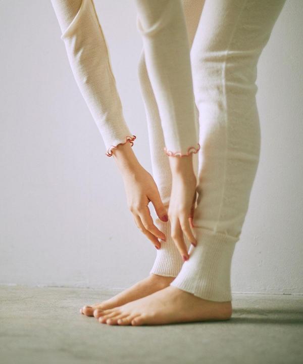 merino washable wool ウォームパンツ