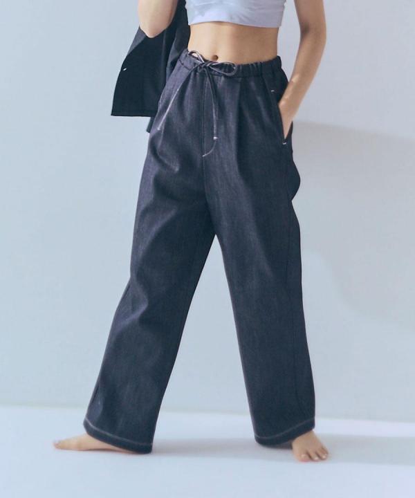 light strech denim　ステッチパンツ