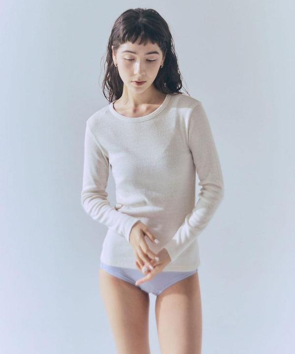 washable silk (フライス）ロングスリーブ