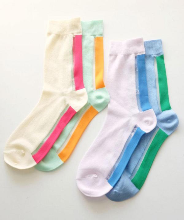 candy syick (バックストライプ) ショートソックス