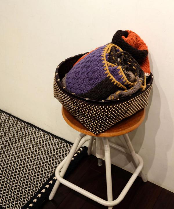 Kottan　Basket（L)/ブラックナチュラル