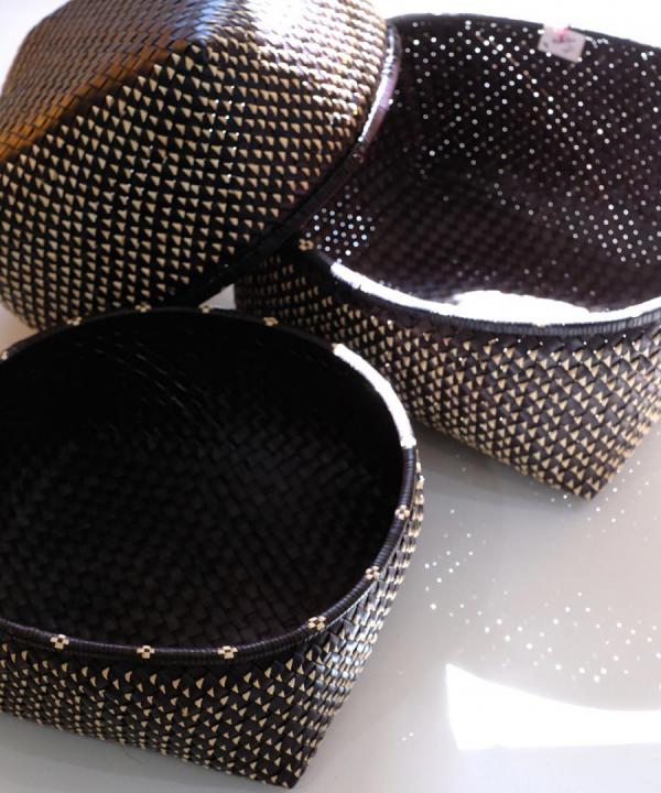 Kottan　Basket（S)/ブラックナチュラル