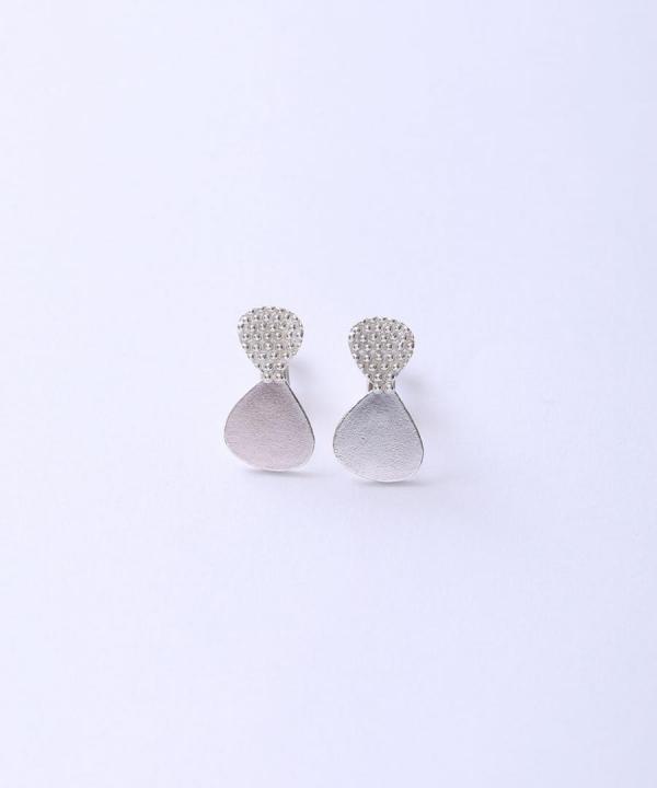 ribbon イヤリング/シルバー