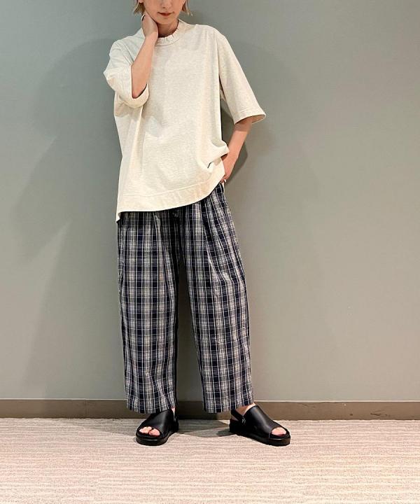 ダンプチェック バームパンツ