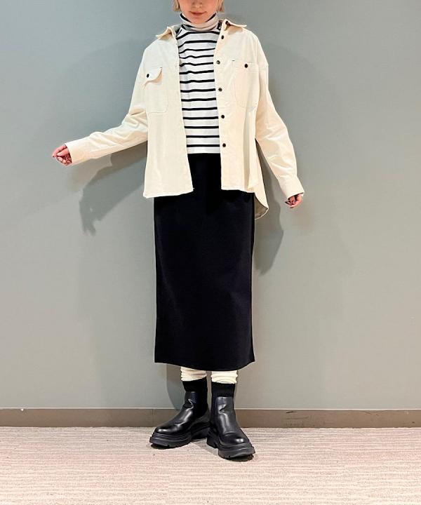 ミラノリブ ロングタイトスカート