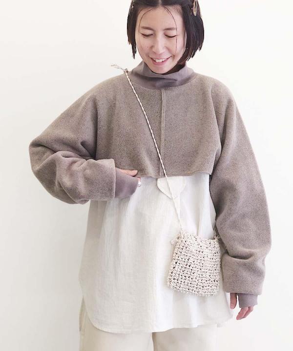 FLEECE STOLE PULLOVER