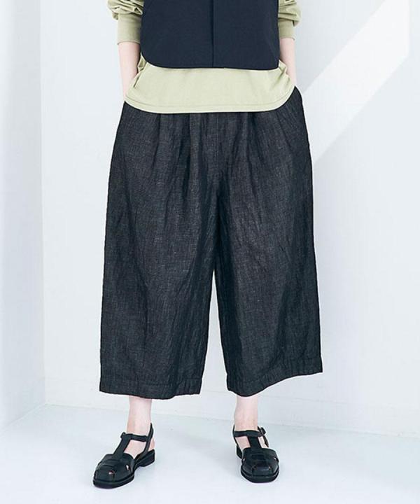 綿麻ライトオンスデニム　パンツ
