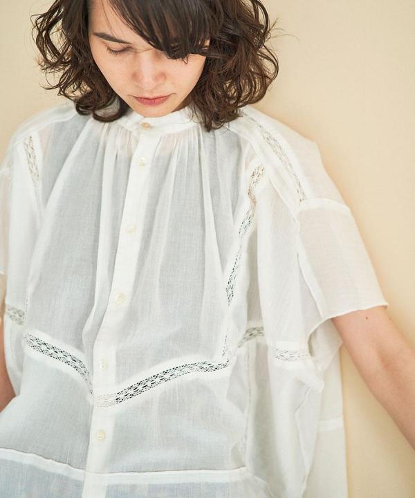 ケミカルレース ポンチョブラウス