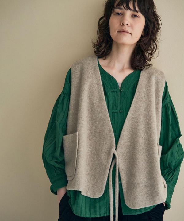 リウールライトシャギー　ベスト