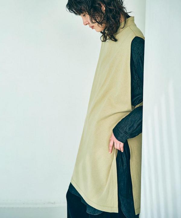 オープンエンド天竺 ロングベスト