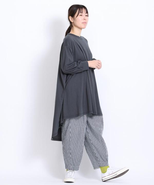 ハイゲージ天竺　フレアーワンピース