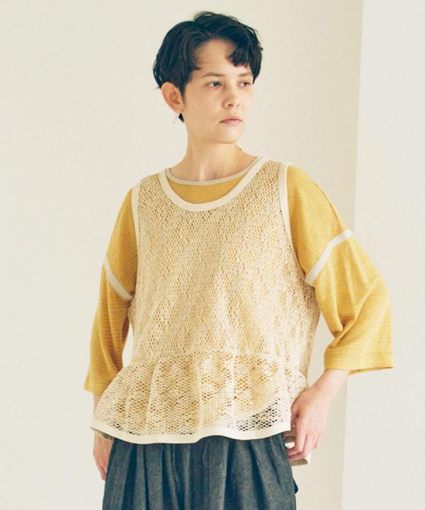 Wスカラ　タンクトップ