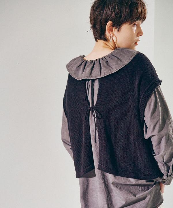 コットンガーゼ　2WAYベスト