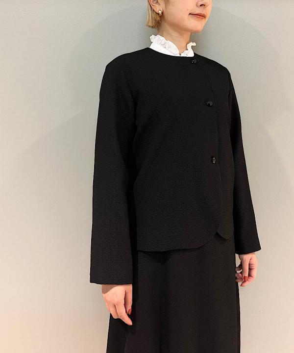 ブラックノーカラーJK