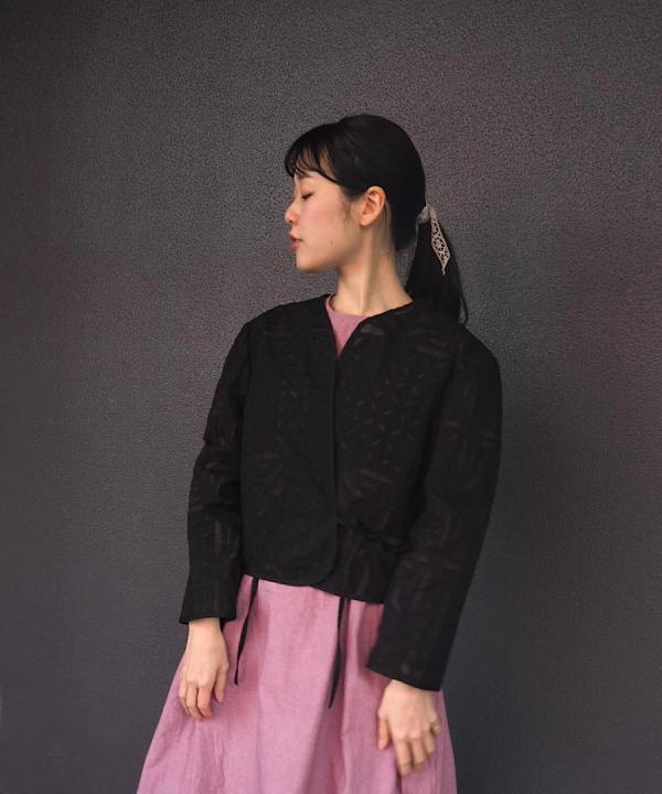 reverse applique jacket