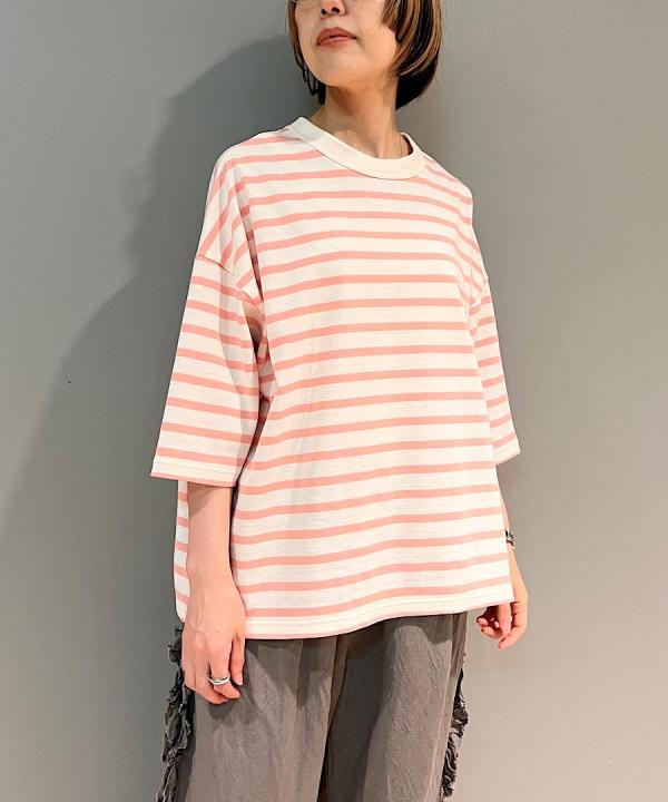 UTILITY DOLMAN SLEEVE DERAVE BORDER T-SH