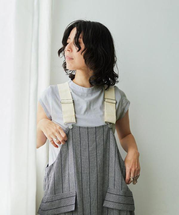 USE天竺　フレンチスリーブプルオーバー