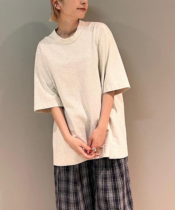 微強撚綿天竺 クルーネックプルオーバー