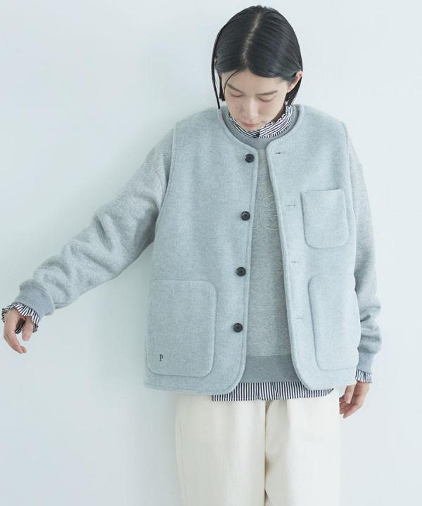 ブランケットフリース　ベスト