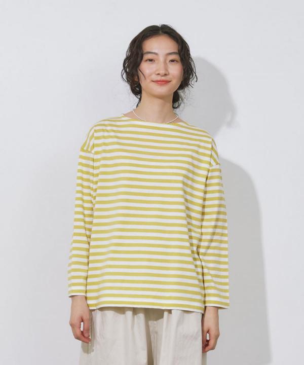 トロワ天竺ボーダー　バスクT