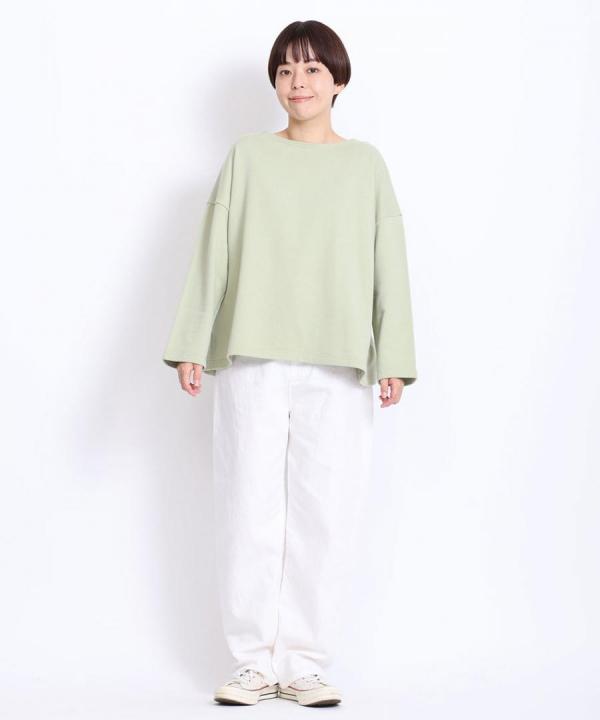 basic裏毛 ワイドプルオーバー