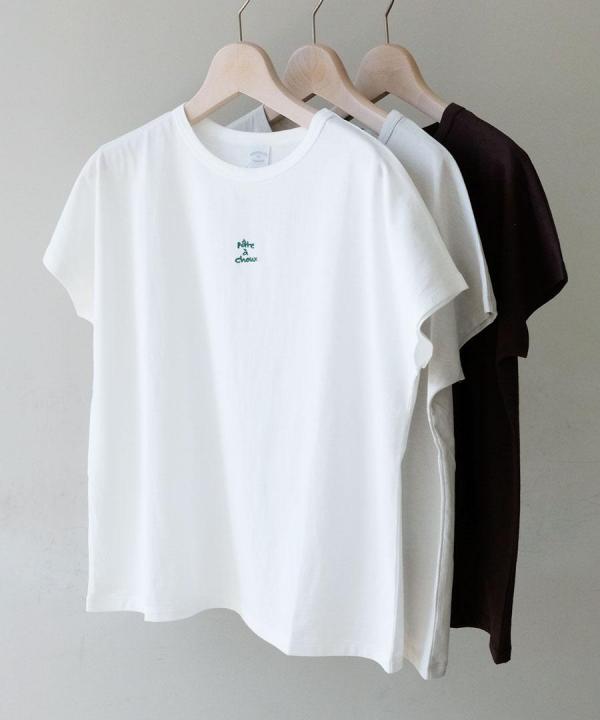 キャトルコットン　フレンチロゴT(pate a choux)