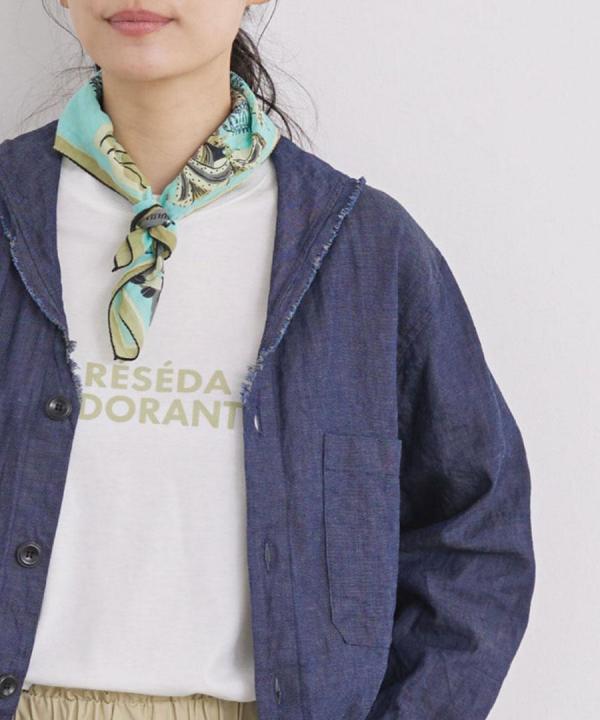 トロワ天竺 プレーンロンT　ロゴ