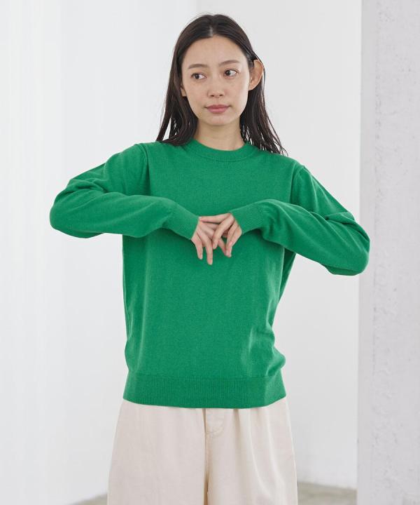 ムーコットン クルーネック