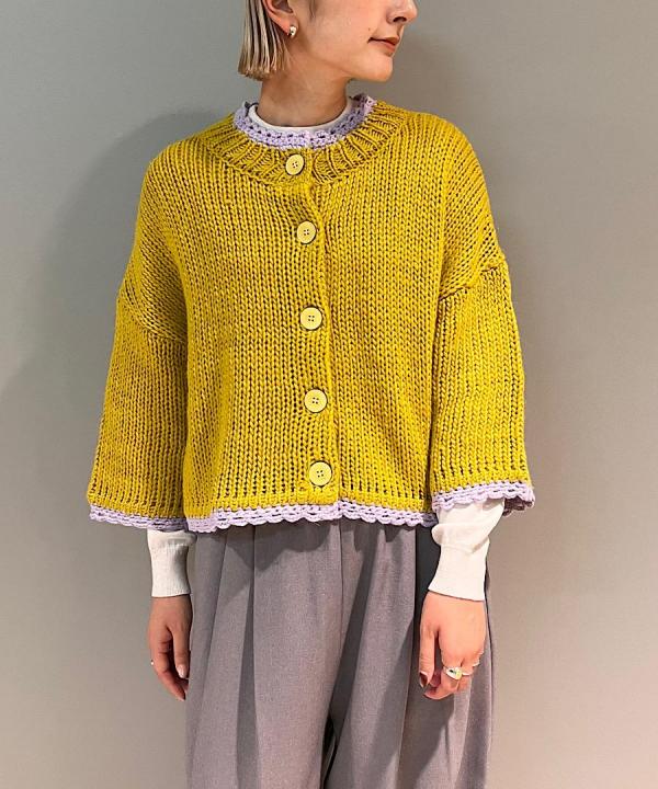 JOU JOU BOTTLENECK CARDIGAN