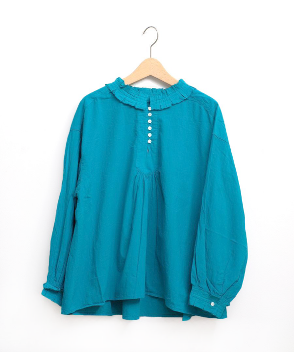 ふわふわコットン　ブラウス