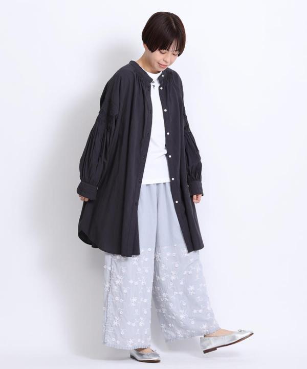 ふわふわコットン　2wayチュニックシャツ