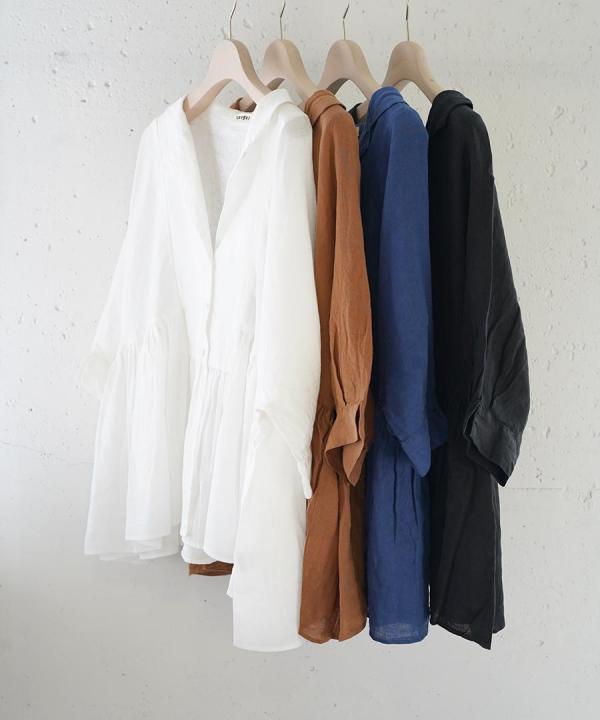 60リネンキャンバス　ブラウス