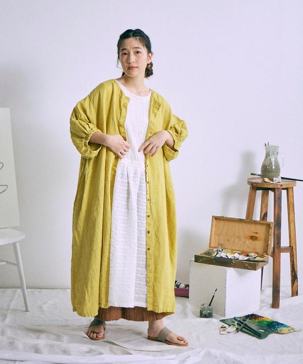 ソリトリネン③　2wayビッグスリーブワンピース