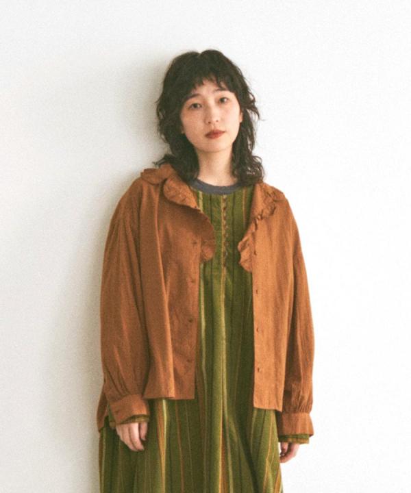 ふわふわコットン　ブラウス