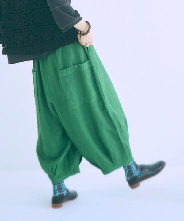 リネンキャンバス　パンツ