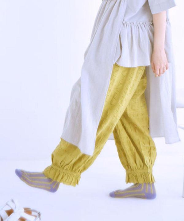 シアサッカーストライプ　パンツ