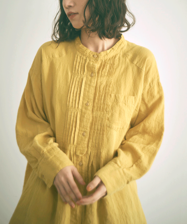 ラミーキャンバス　チュニックシャツ