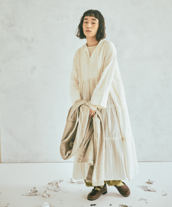 ストライプフリンジドビー　ワンピース