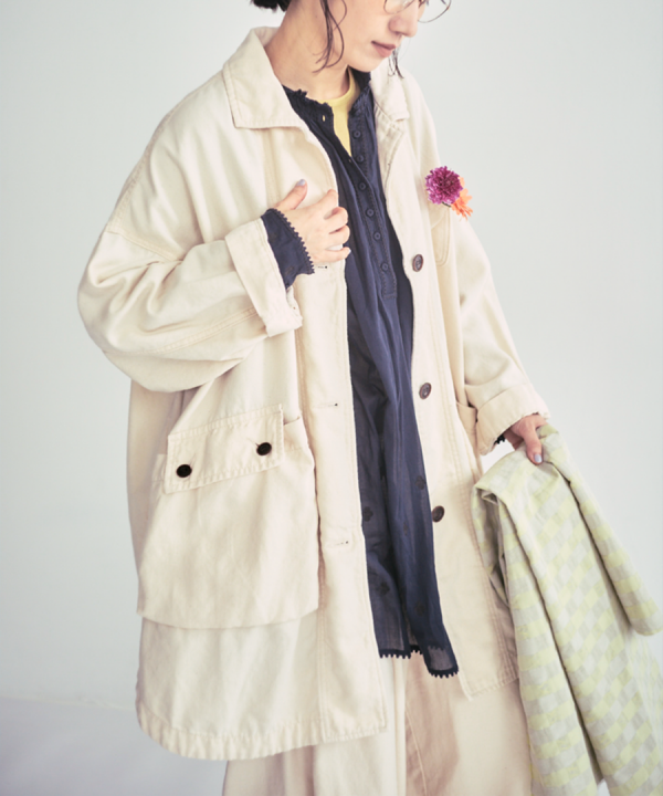 ソフトライト帆布　コート