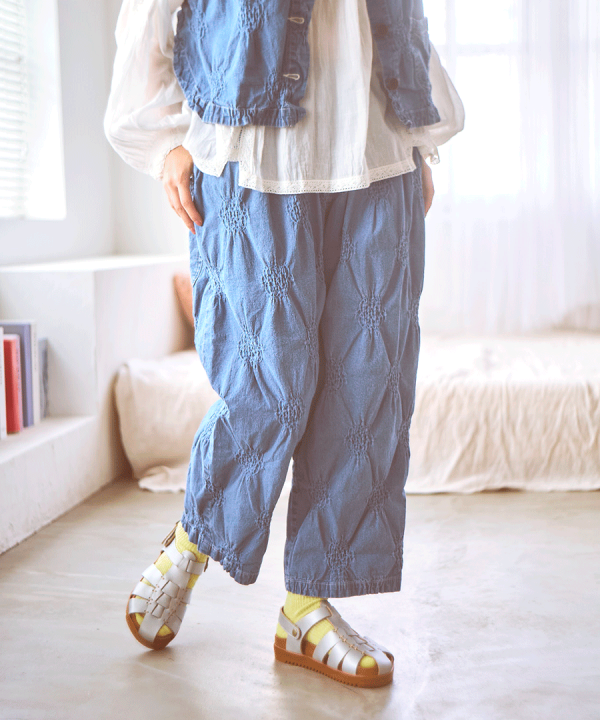 ストレッチパフジャガード　パンツ