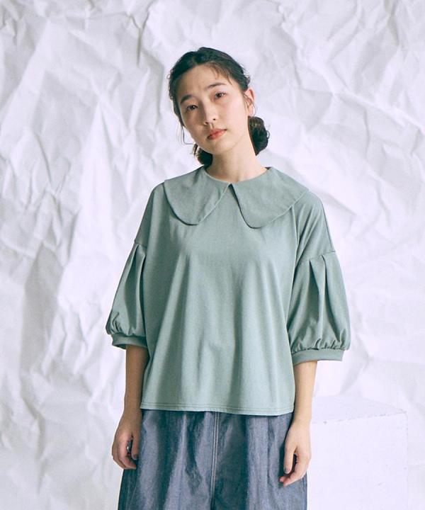 DEPEND天竺　丸襟プルオーバー