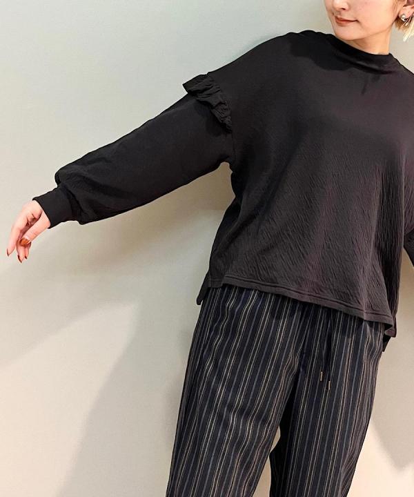 マハバーラ80接結　フリルプルオーバー