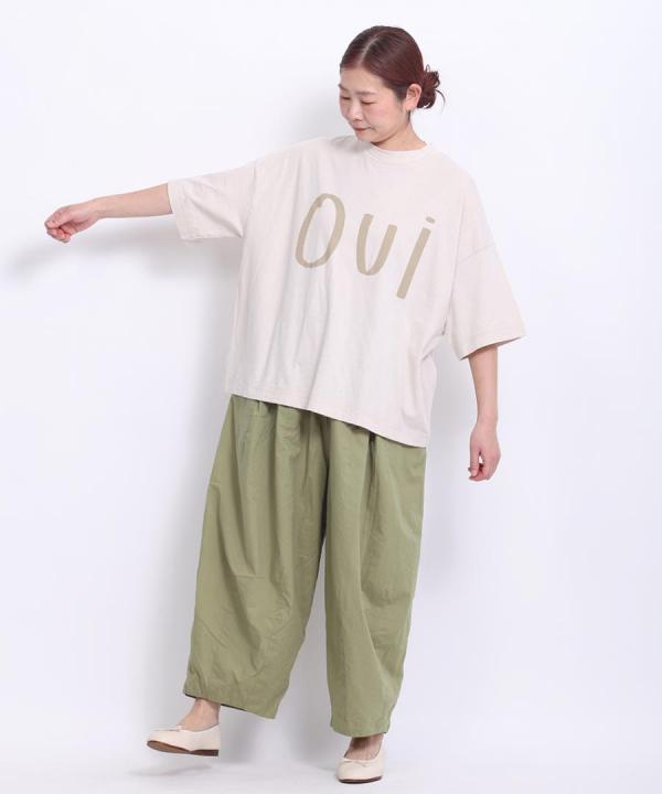 ラフィ天竺　プリントTシャツ