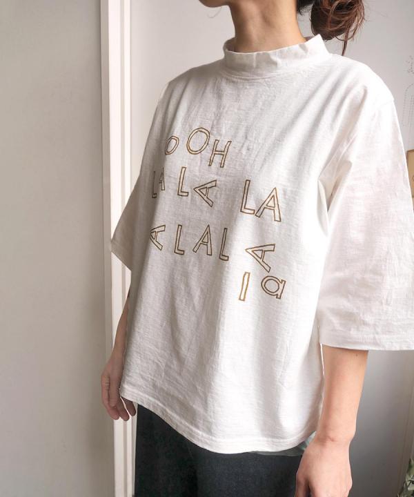 ラフィ天竺 プリントTシャツ(OOH LALA...)