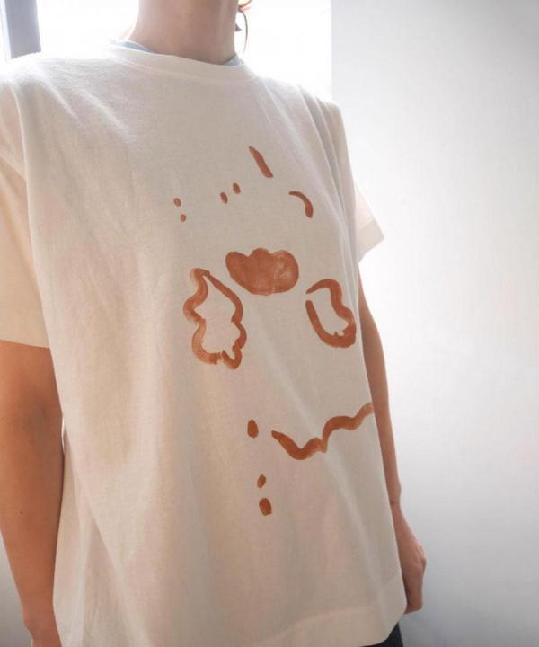 ハイゲージ天竺 イラストプリントTシャツ